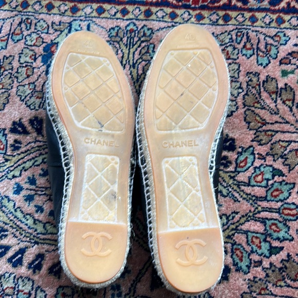 Black Chanel Espadrilles (Used - Very Good Condition) - Picture 6 of 9